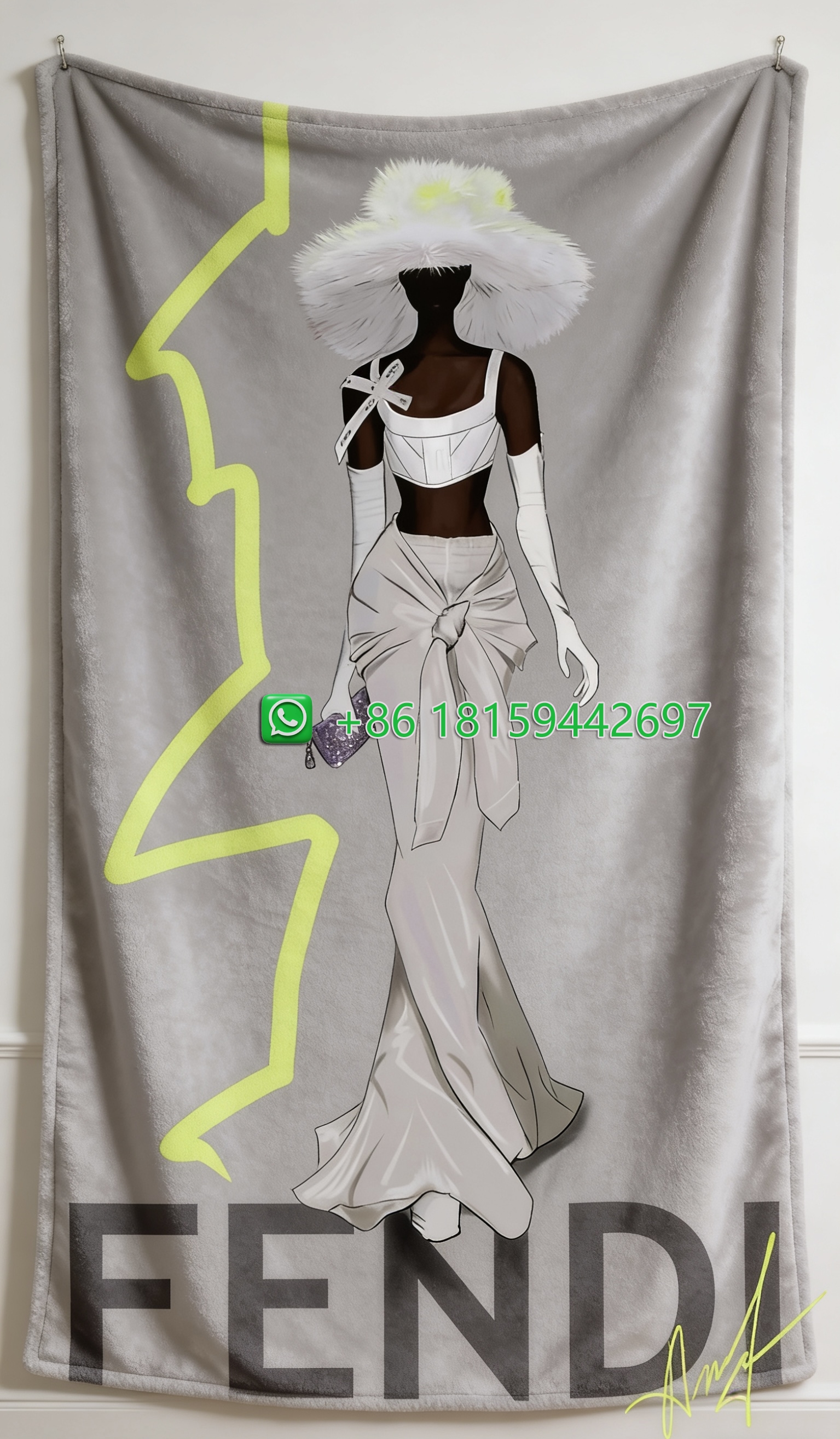 Fendi Throw Blankets